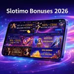 Slotimo bonuses and promo offers displayed on mobile screen with casino promotions and tournaments
