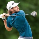 Canadian golfer Matthew Anderson tees off during the opening round of the RBC Canadian Open